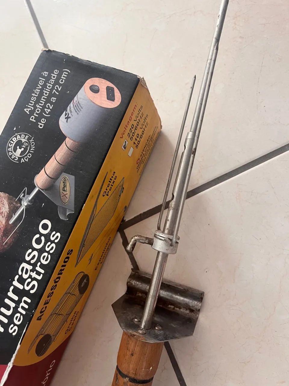 Espeto churrasco elétrico  - Foto 2