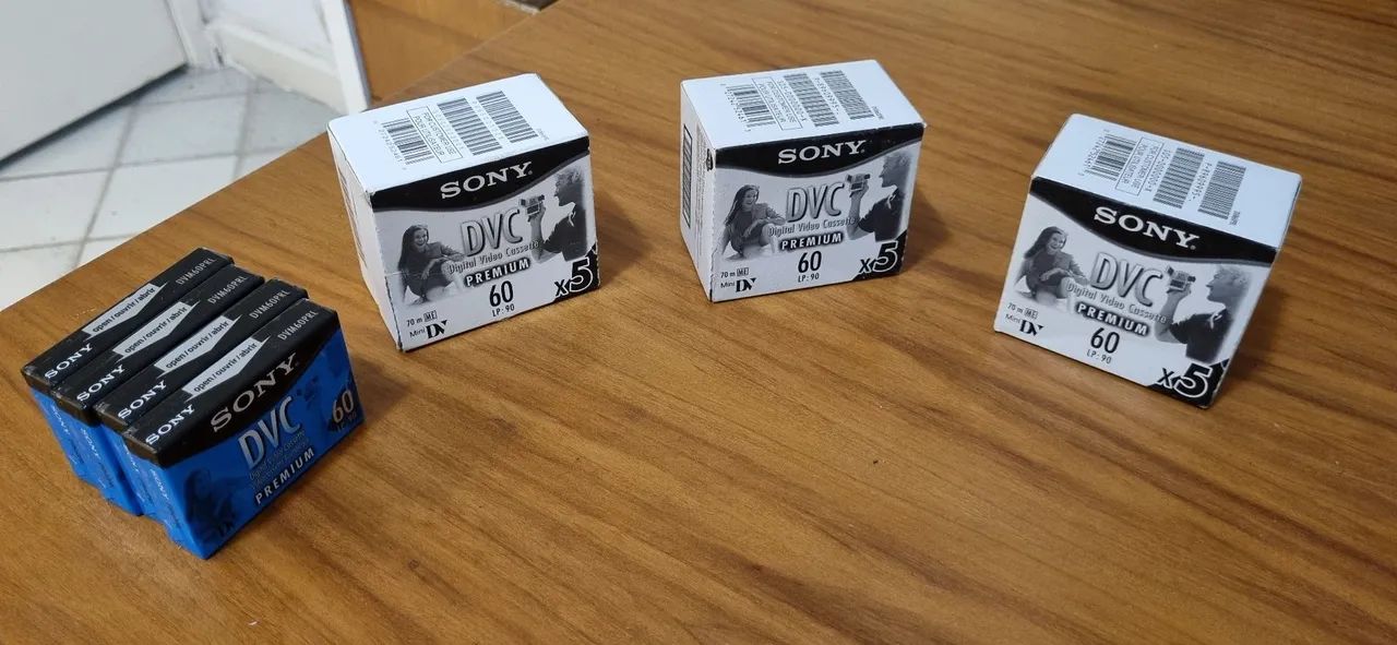 19x Fitas VHS, DVC SONY 70 Minutos