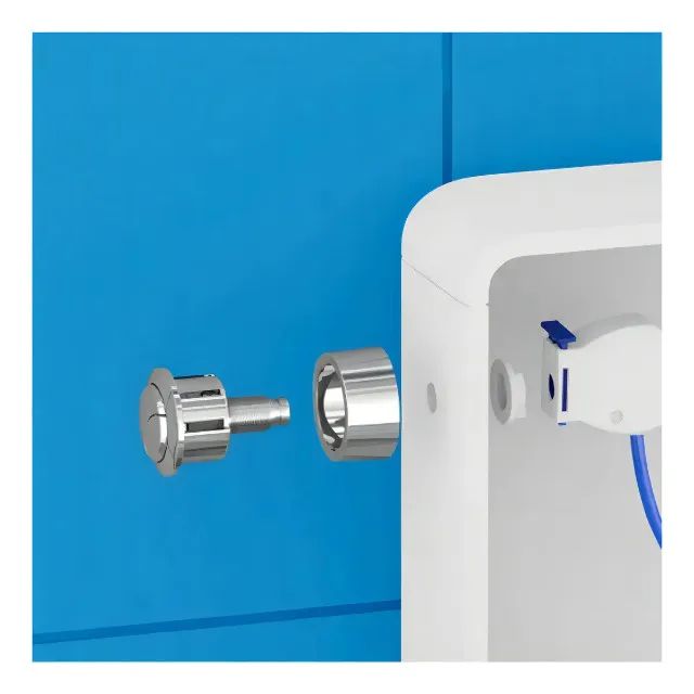 NOVO | Mecanismo de Saída Caixa Acoplada Descarga CENSI Dual - Foto 2