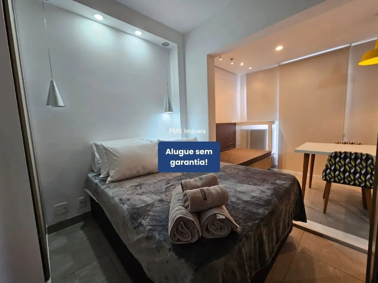 Studio para locação em São Paulo-SP, Campo Belo: 1 quarto, 1 banheiro, garagem, 44m² de ár