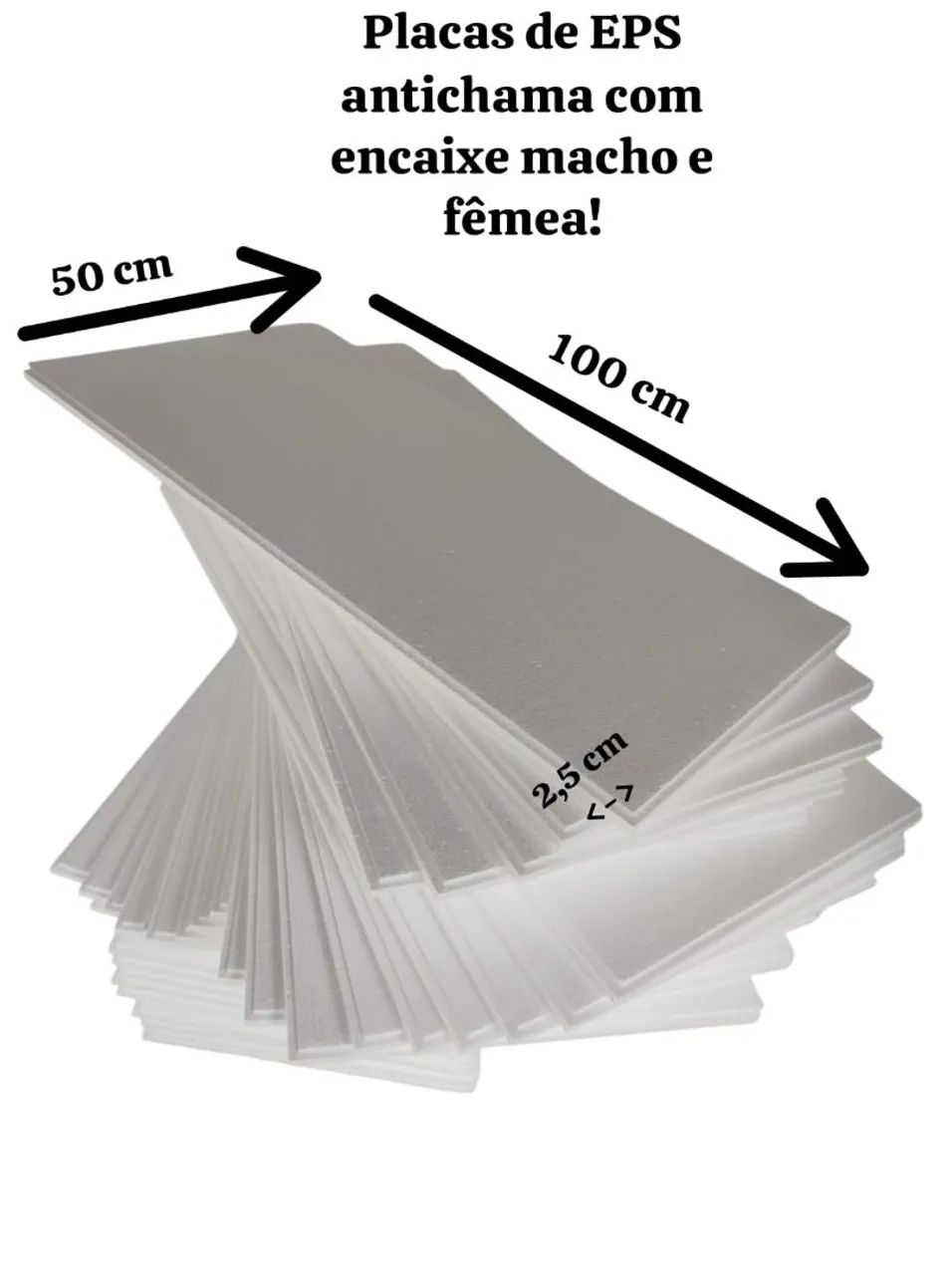 Placas Para Forro de Isopor (1m×50cm×2,5cm)!!