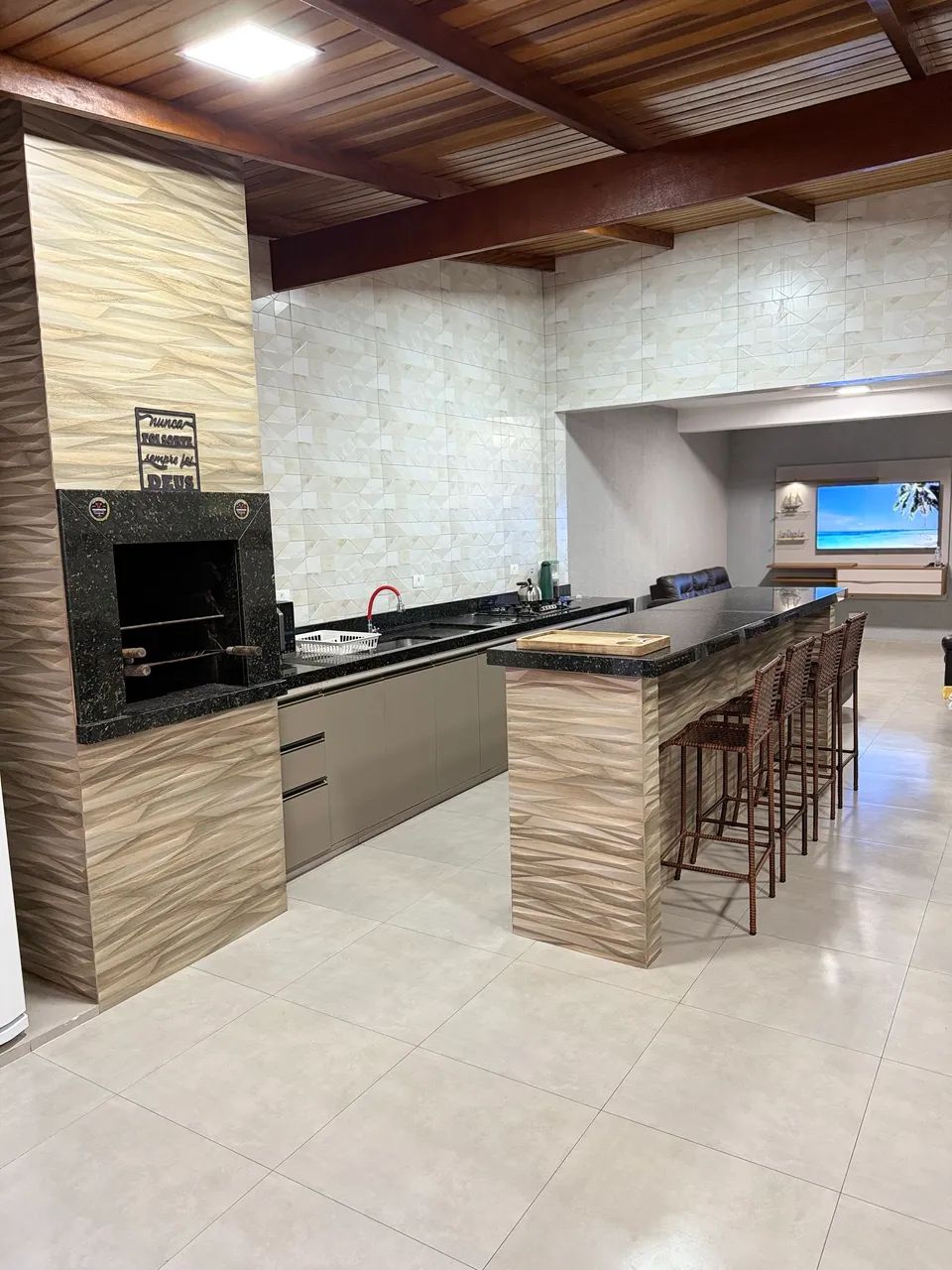 Casa fantástica na quadra do mar em Matinhos p 15 pessoas  - Foto 5