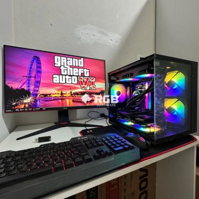 PC Gamer COMPLETO RYZEN 7 +  RTX4070 + 1 ano de garantia e em até 12x