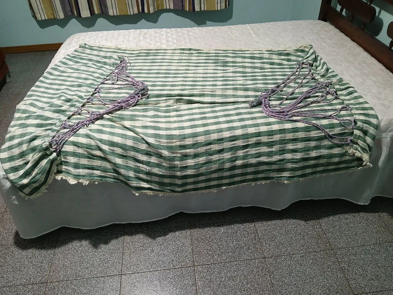 Rede em tecido de algodão 