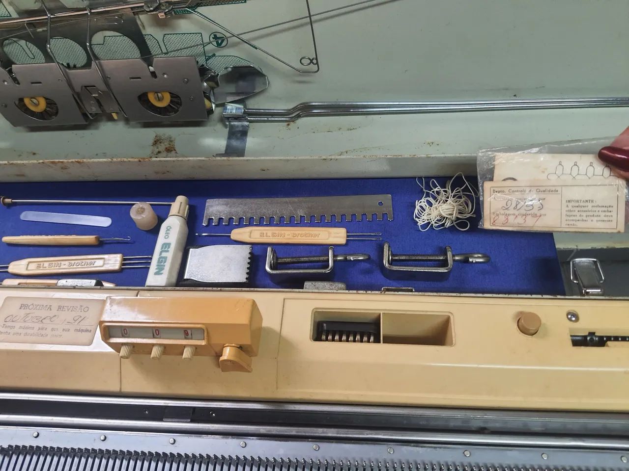 Maquina de tricot elgin brother 830 - Foto 5