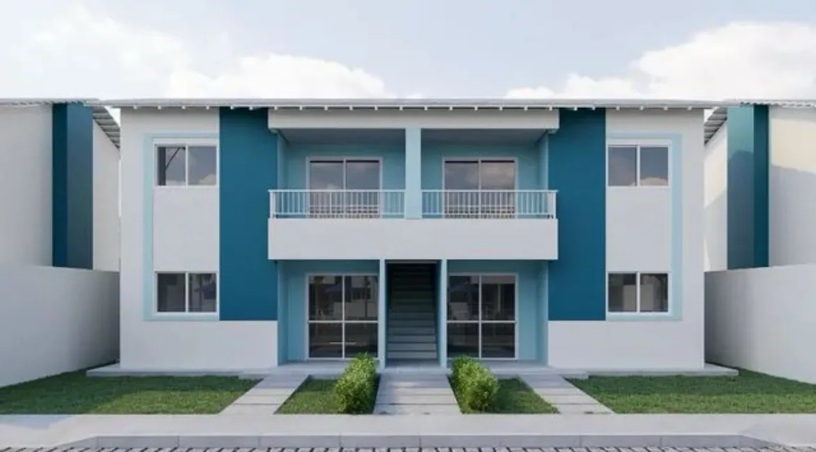 Alugo apartamento com quintal