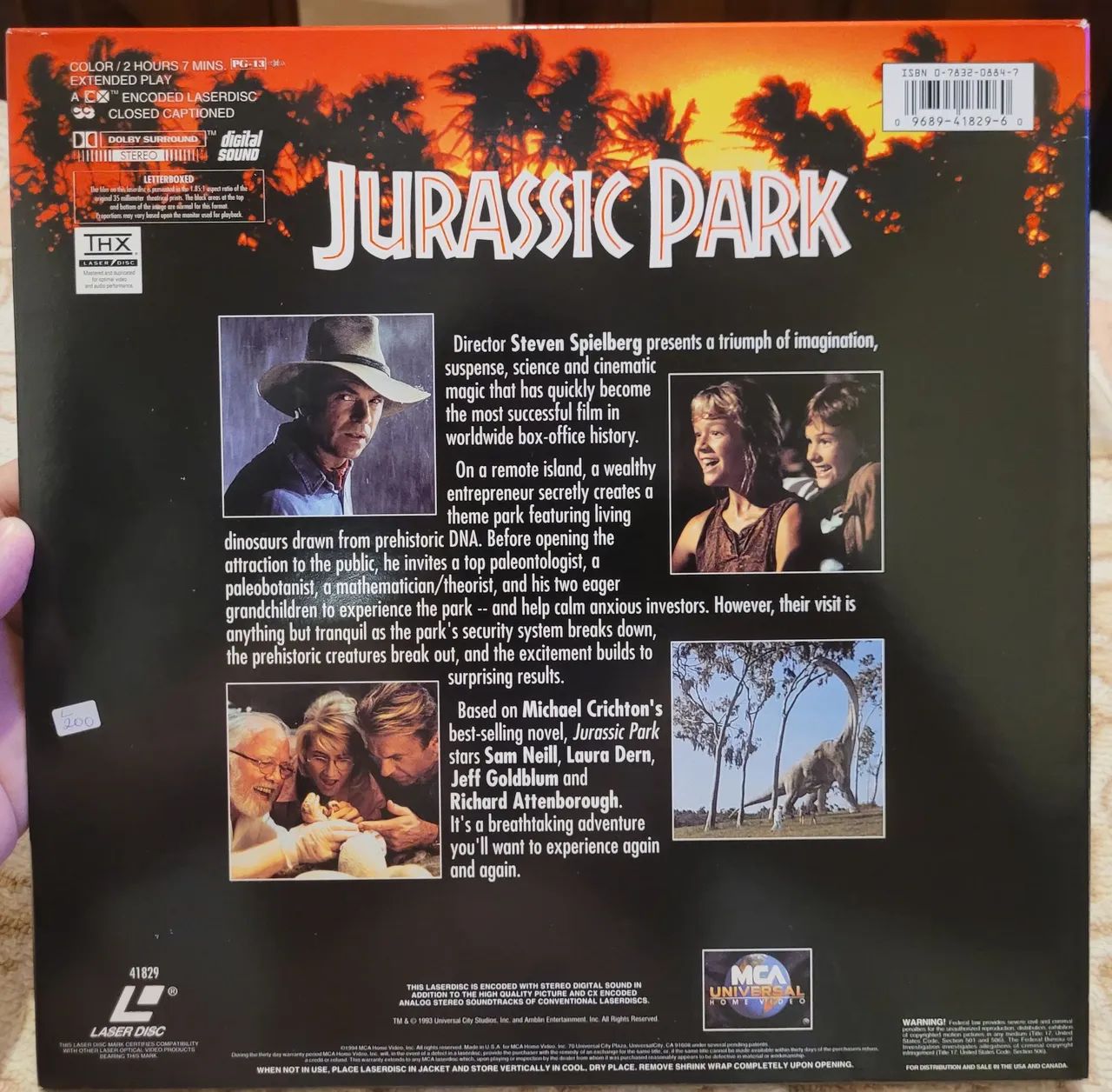 Laserdisc Jurassic Park Raro  - Foto 2