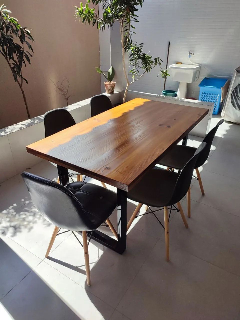 Mesa de Jantar Industrial 
