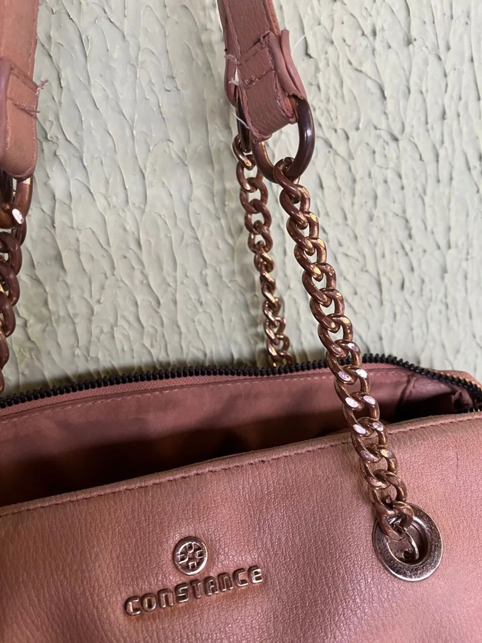 Bolsa Constance bege  - Foto 4