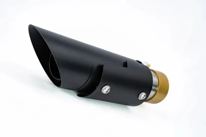 Ponteira de Escape Preto para Royal Enfield Meteor 350 / Classic 350 Novo