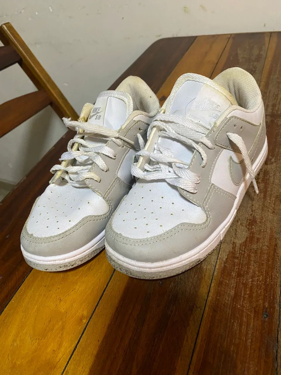 Tênis Nike branco infantil N29 - Foto 2