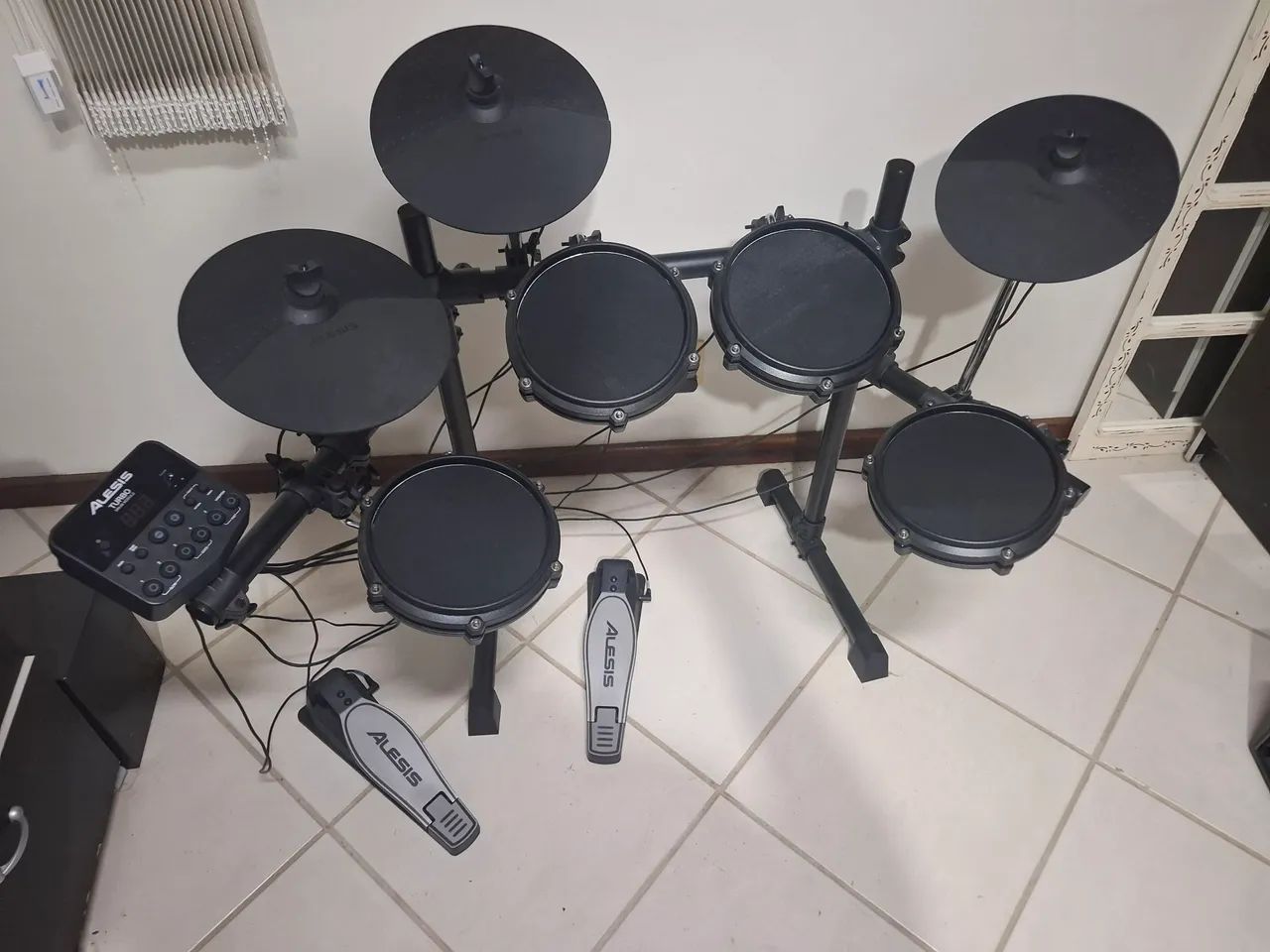 Bateria Eletrônica Alesis Turbo Mesh Kit 7 peças  - Foto 5
