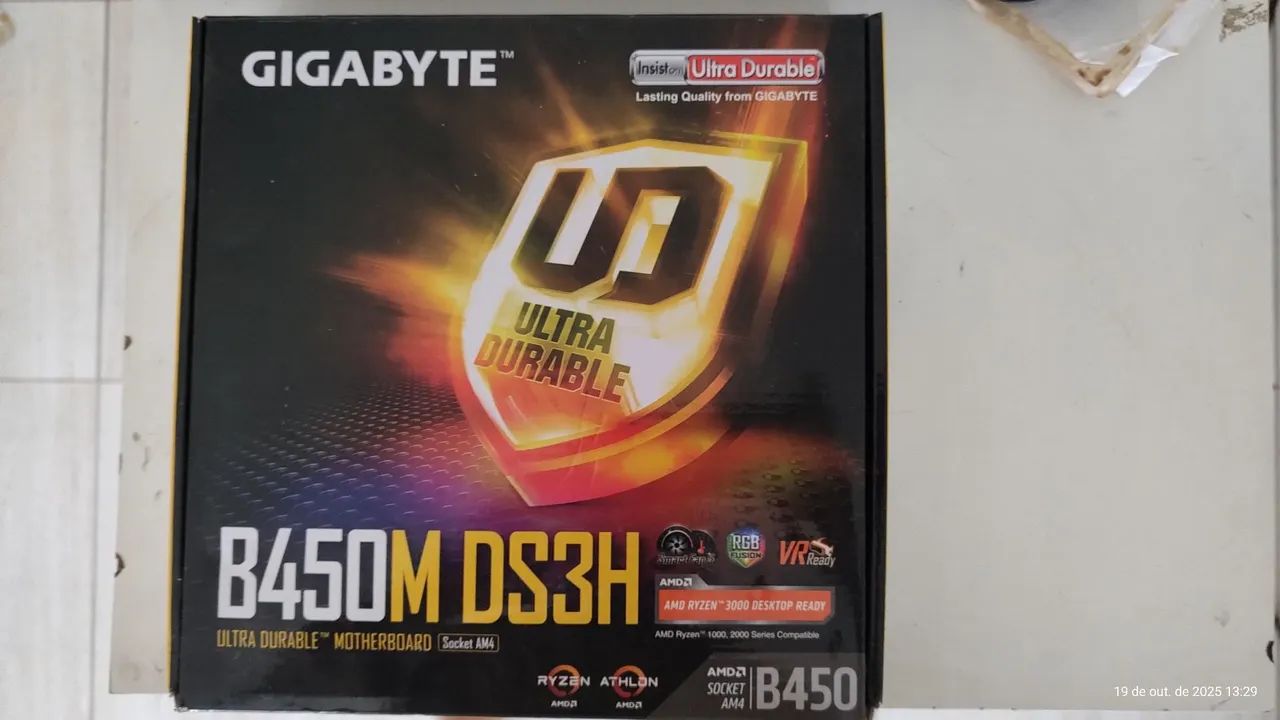 Placa Mãe Gigabyte B450M DS3H