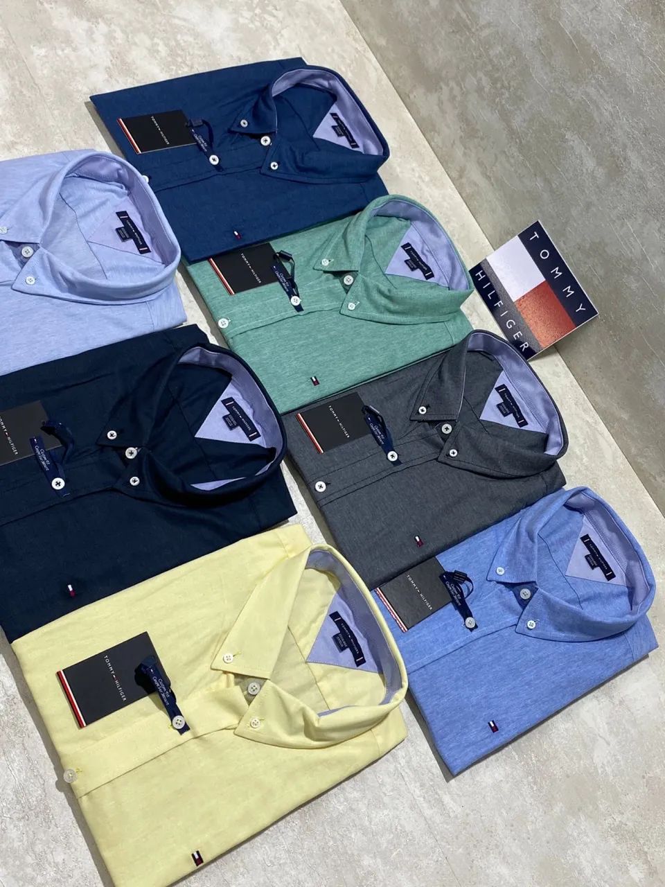 Camisa Social PLUS SIZE Mangas Curtas Ralph Lauren e Tommy Hilfiger - Foto 2