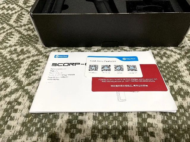 FeiyuTech SCORP-C Estabilizador de câmera e placa liberação rápida vertical - Foto 4