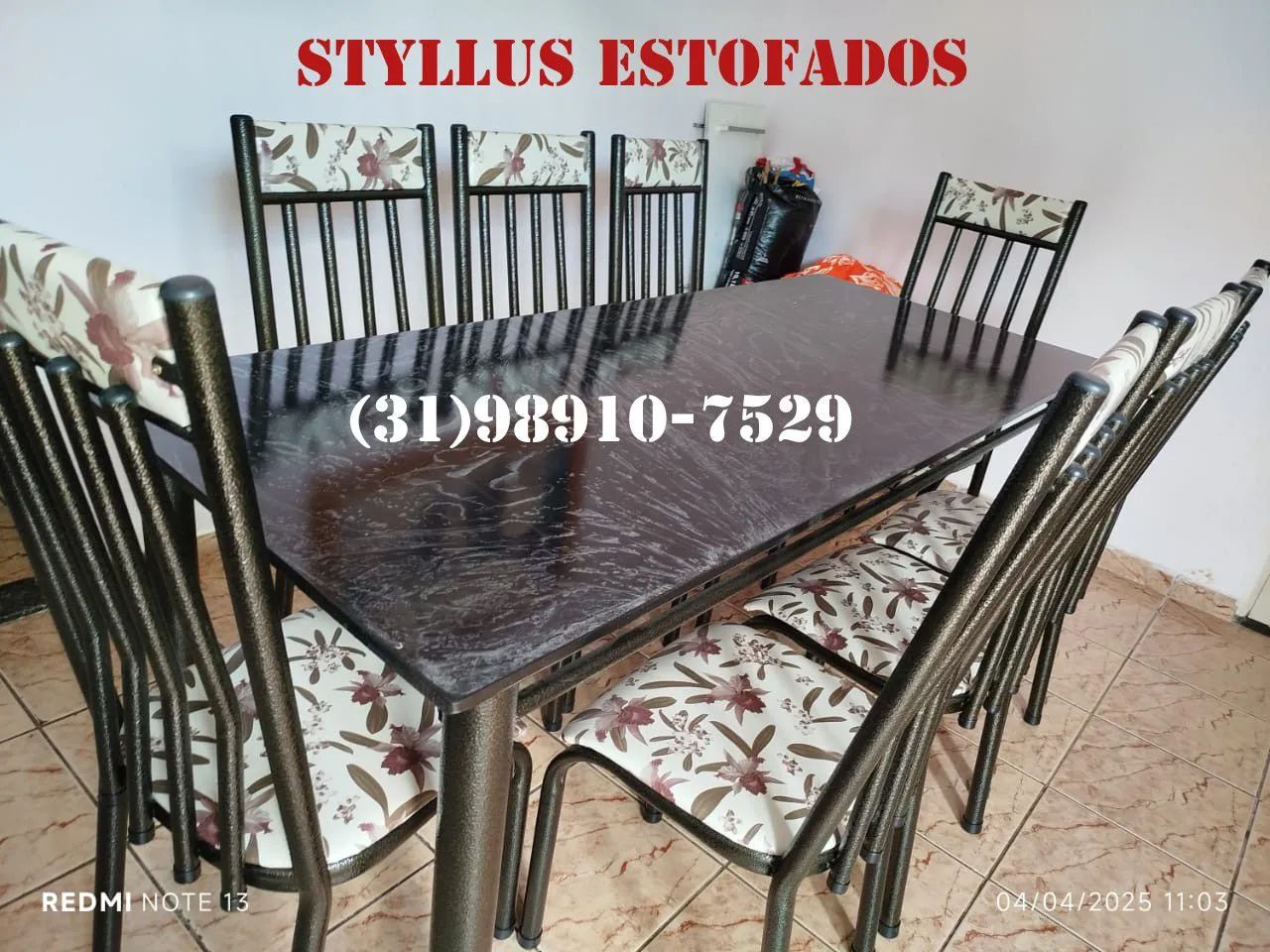 Mesa de 6 cadeiras 