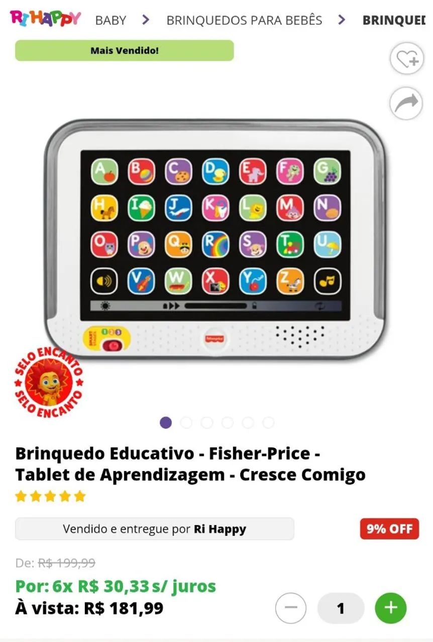 Tablet Educativo Fisher-Pricer - Foto 3