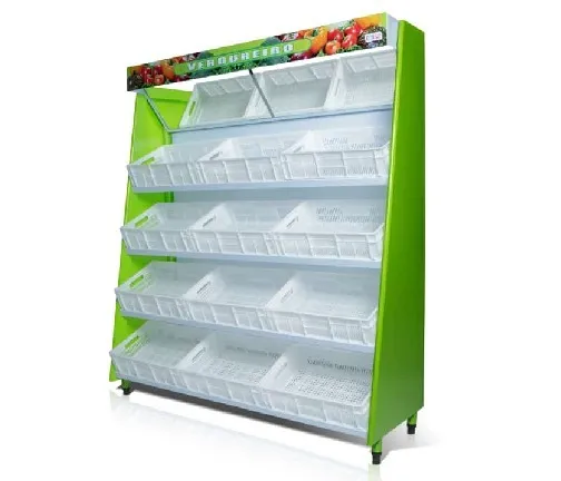 EXPOSITOR FRUTAS E VERDURAS 12 CAIXAS - POLAR - NOVA (SOMOS LOJA)