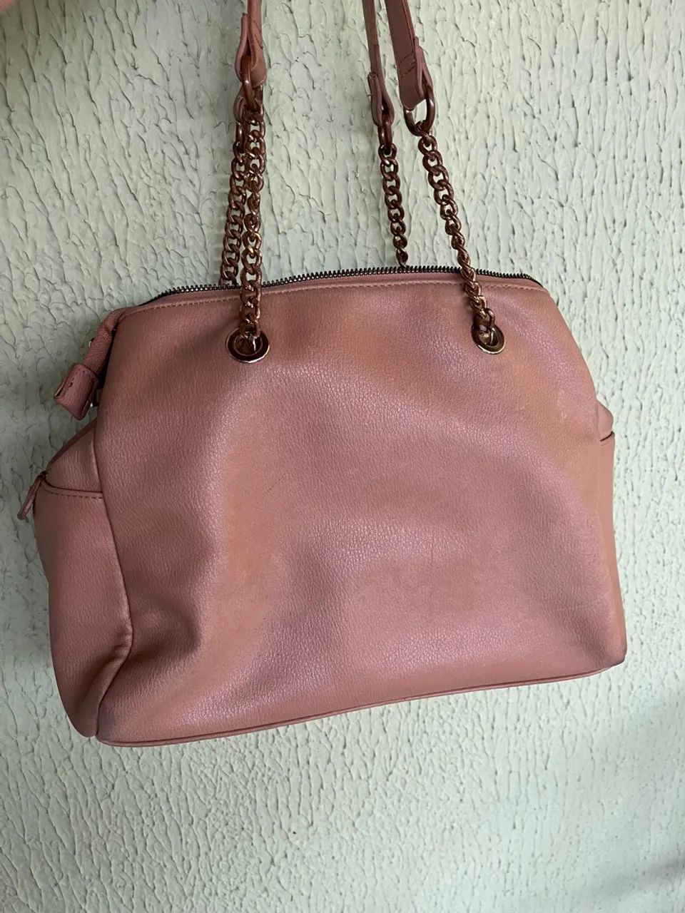 Bolsa Constance bege  - Foto 6
