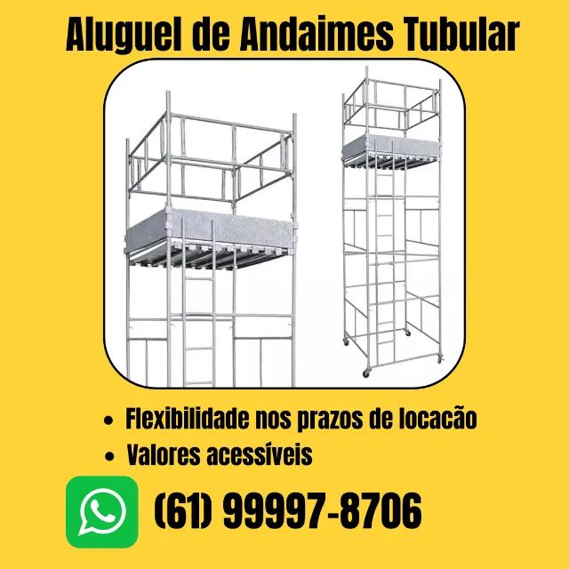  Andaimes Tubular - Segurança e Qualidade!