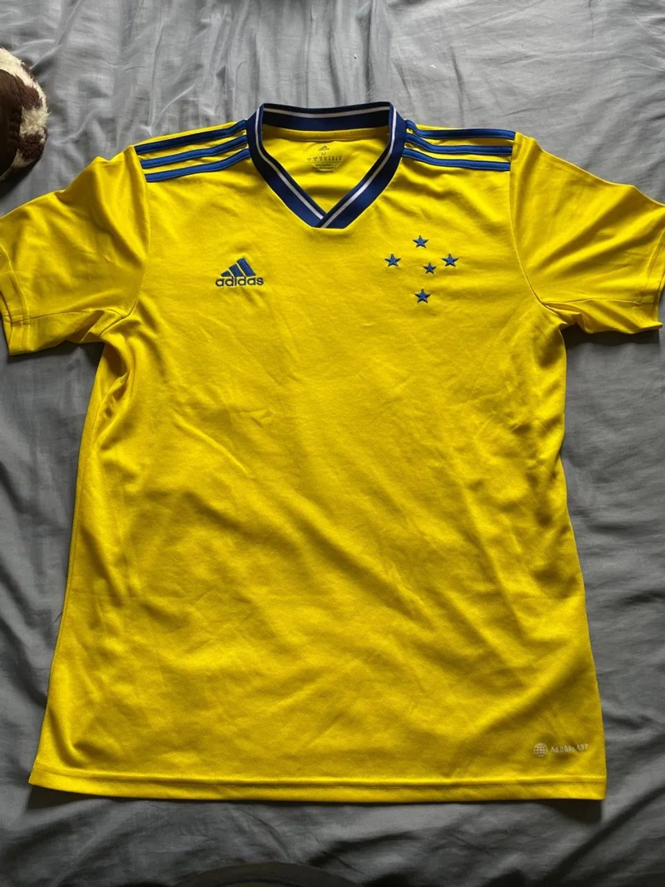 CAMISA CRUZEIRO III 22/23 S/N° TORCEDOR ADIDAS MASCULINA - AMARELO