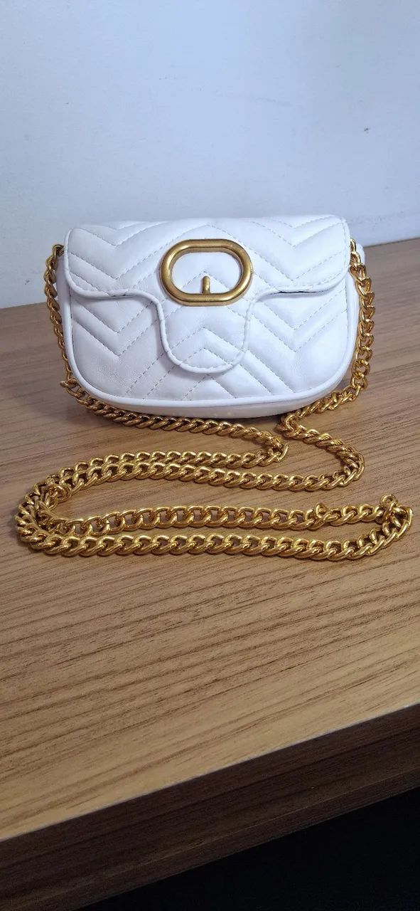 Bolsa de couro sintético - nova