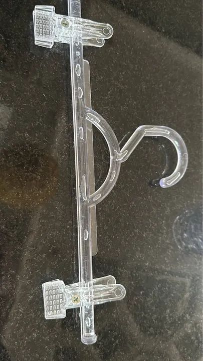 Cabide de acrílico transparente para crianças - Foto 2