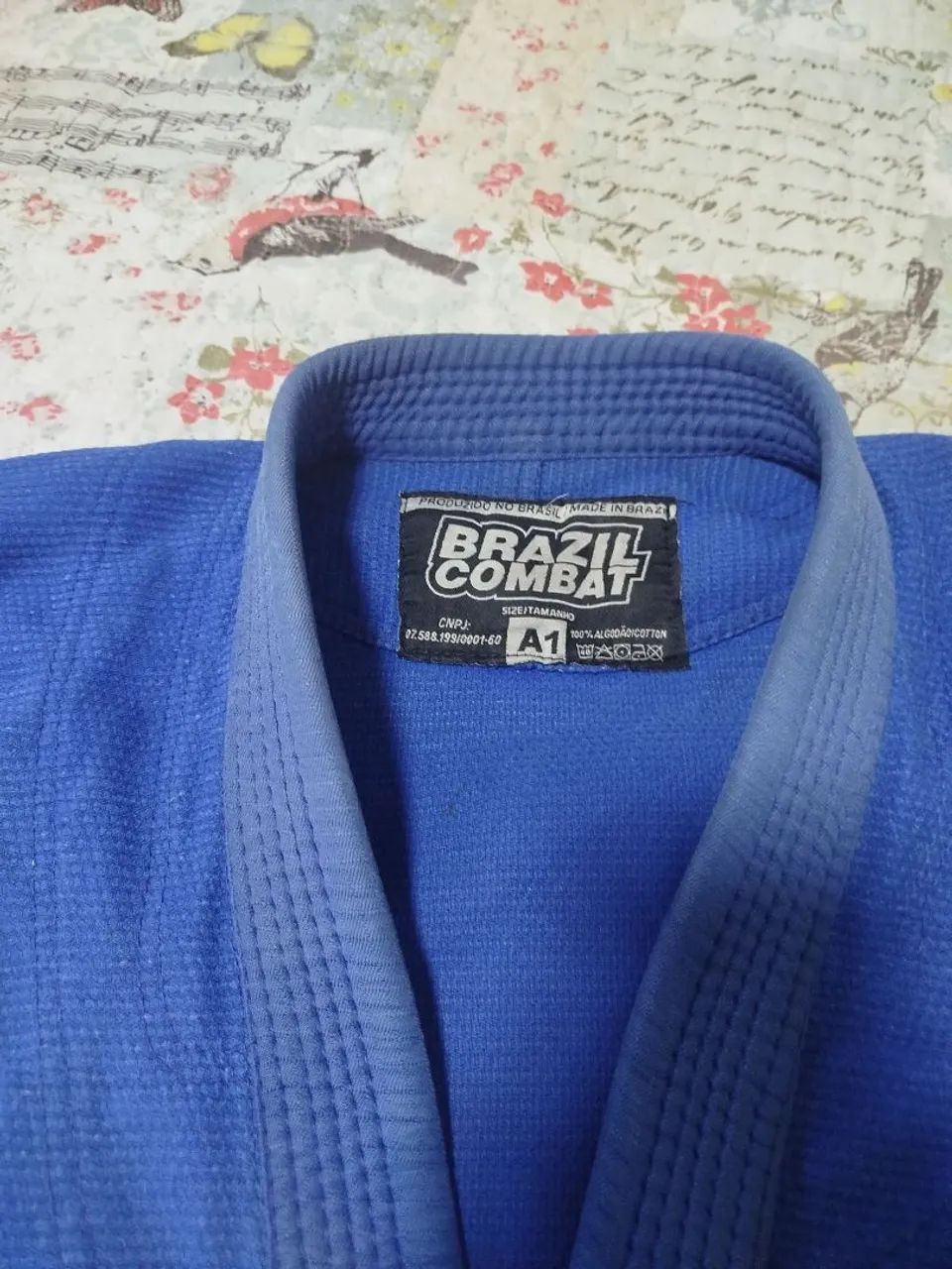 Lapela de Jiu-Jitsu Azul - Tamanho A1 - Foto 2