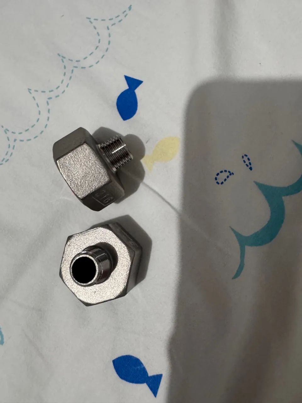Redução 3/4? para 1/4? metálica  - Foto 2