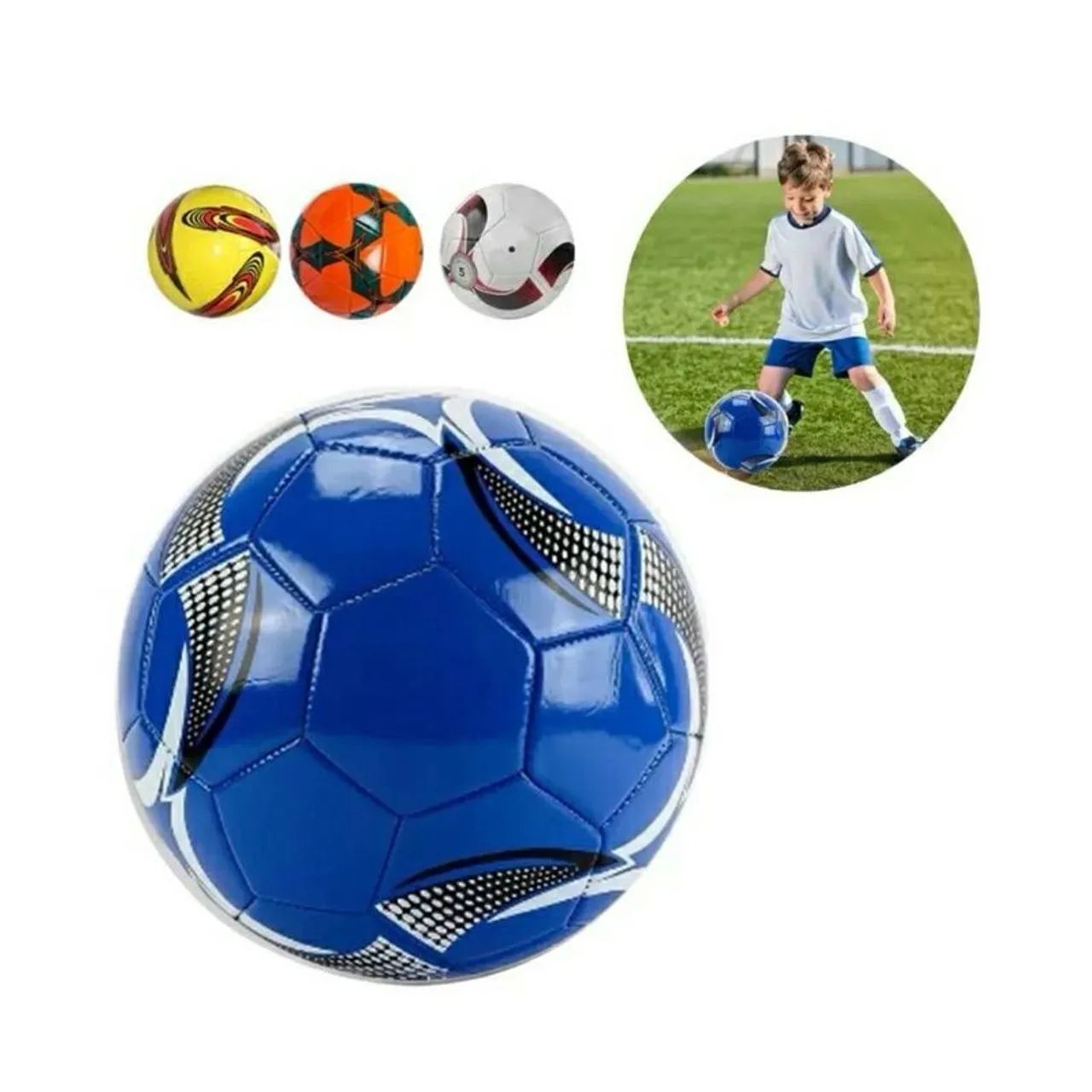 Bola de futebol colorida - Foto 2