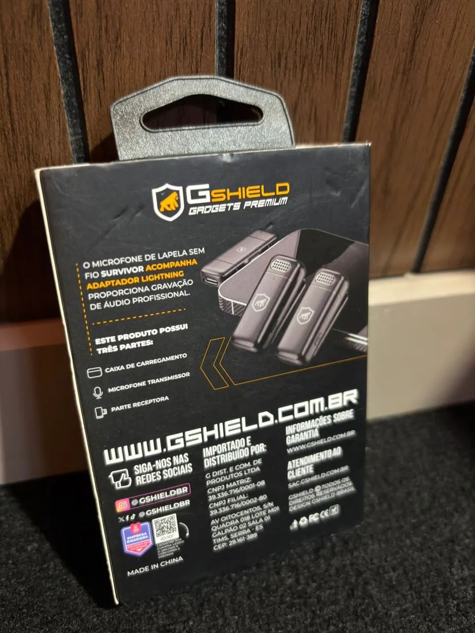 Microfone de lapela Gshield - Foto 3