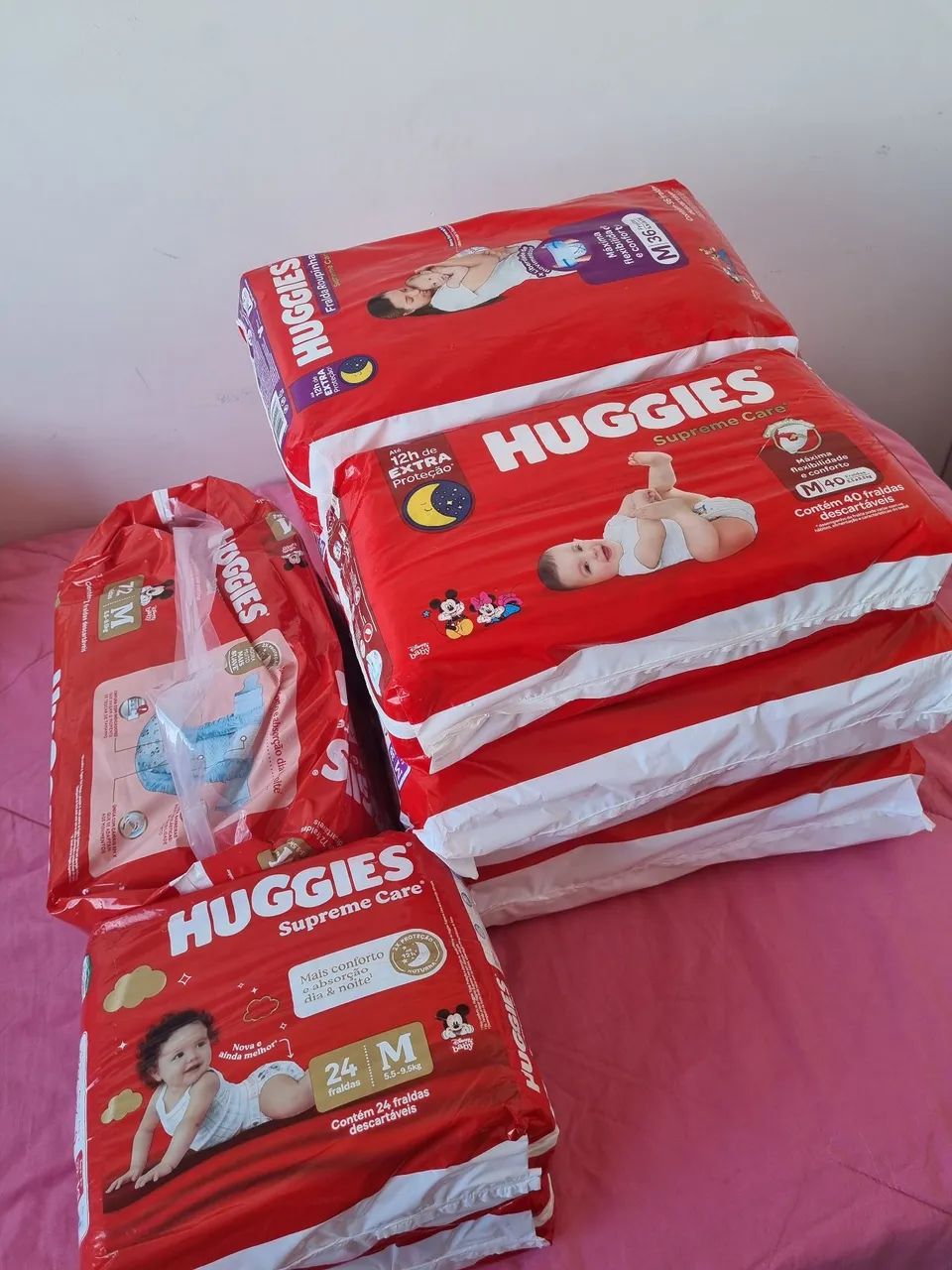 Fraldas Huggies Supreme Care M