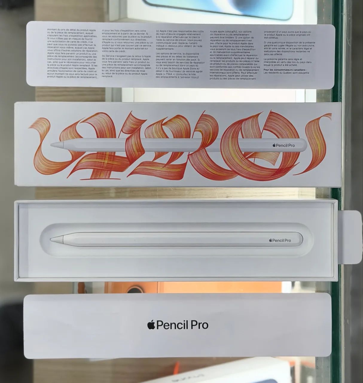 Apple pencil pro LOJA FÍSICA seminova com menos de 1 ano de