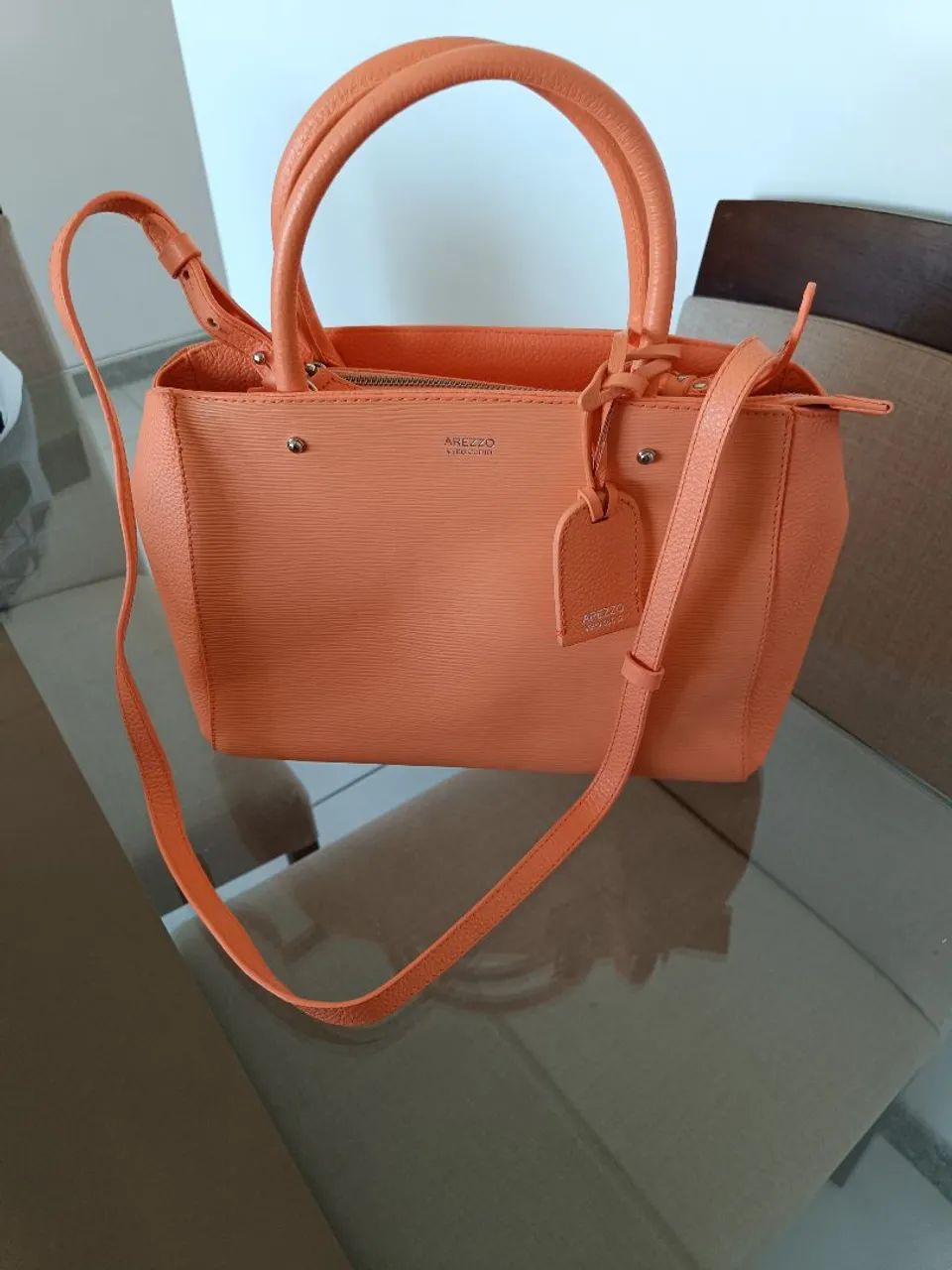Bolsa Arezzo Laranja - Foto 2