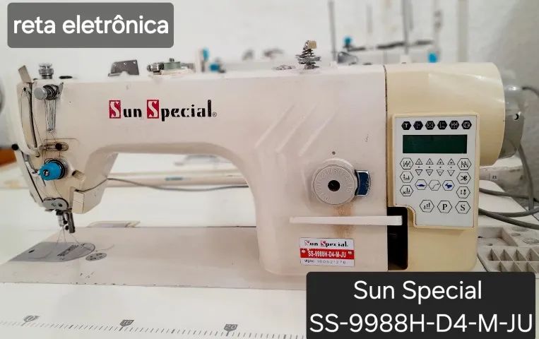 Máquina Reta Eletrônica Sun Special com motor direct drive