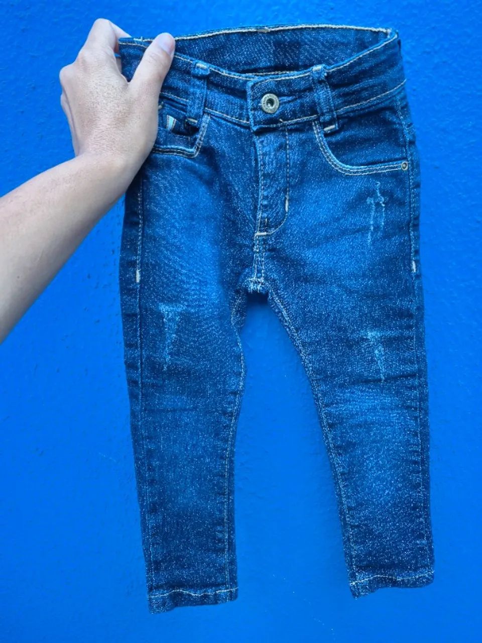 Calça skinny menino