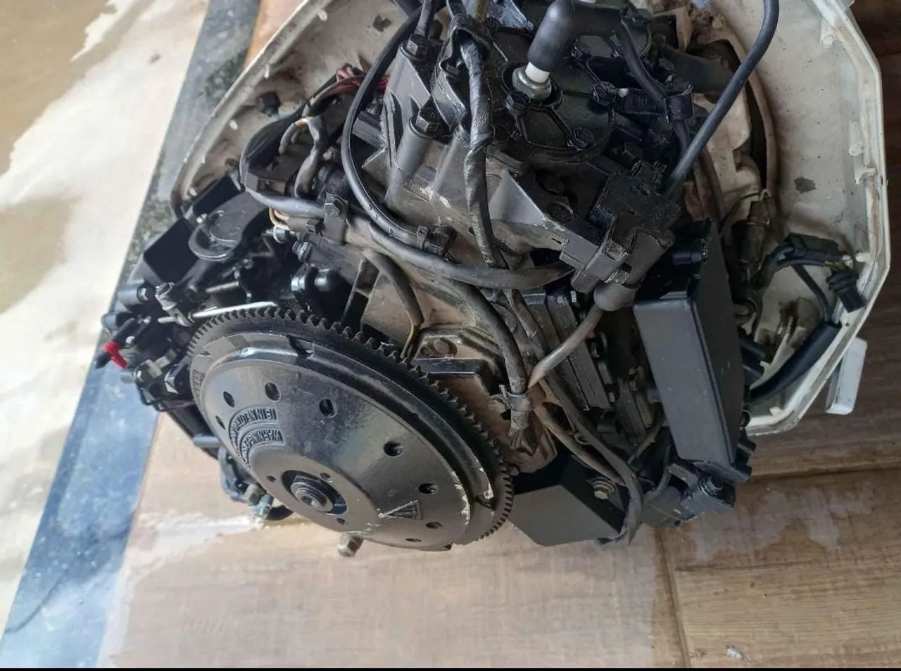 Motor jonson 90 hp para retirar peças  - Foto 4