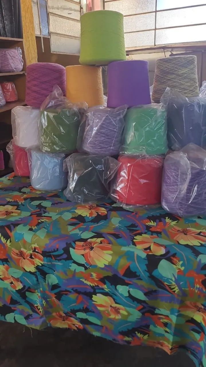 Linhas e Lan Sul  para costuras e bordados *( R$ 20,00 o Kilo) - Foto 4