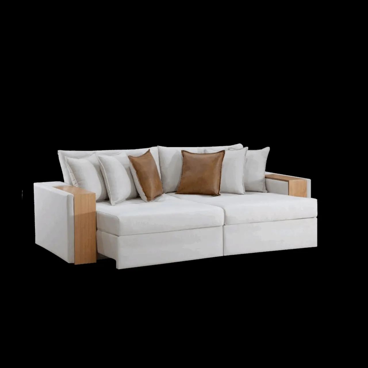 Sofá super elegante e funcional função cama !! 616tt5 - Foto 3