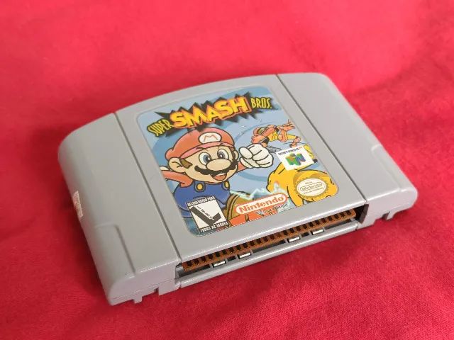 Super Smash Bros N64 Nintendo 64 Original Gradiente - Foto 2