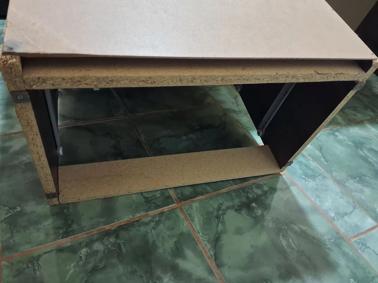 Escrivaninha Permolini com estante integrada e 2 gaveteiros MDP - Foto 5