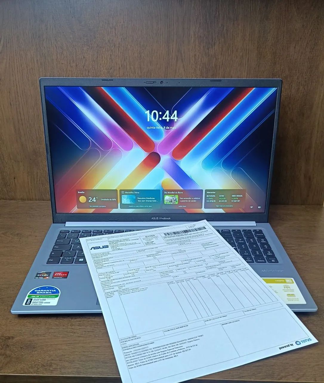Asus Vivobook,Ac Cart, Ryzen 5-4600H, 12GB DDR4,SSD Nvme 512GB,Wi-Fi 6