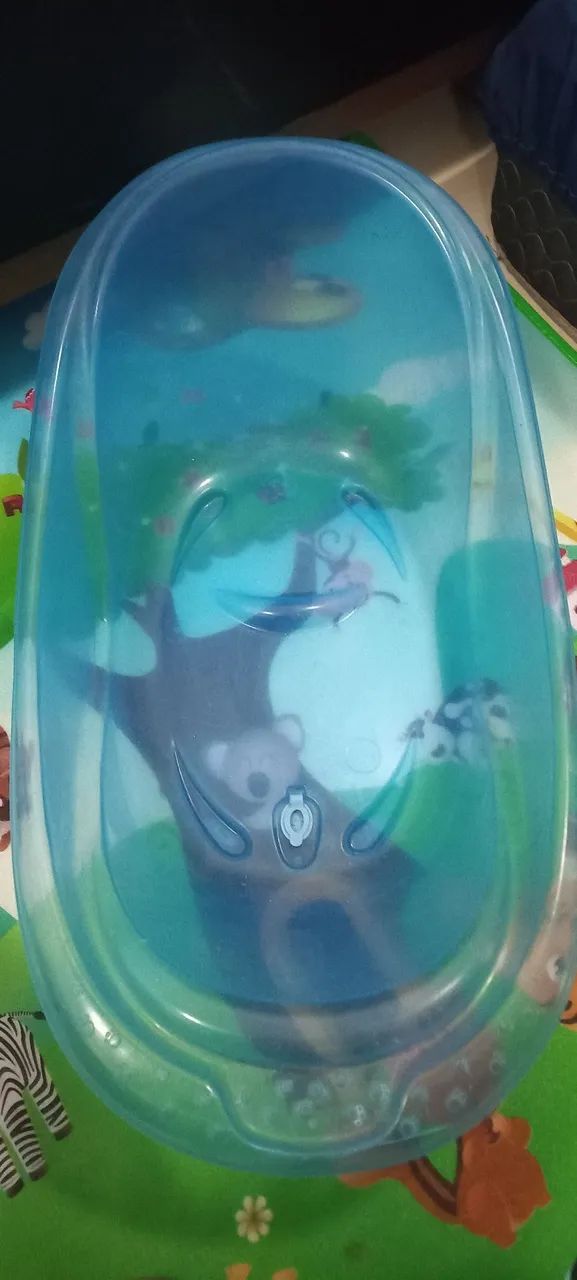 Banheira de bebê azul - Foto 2