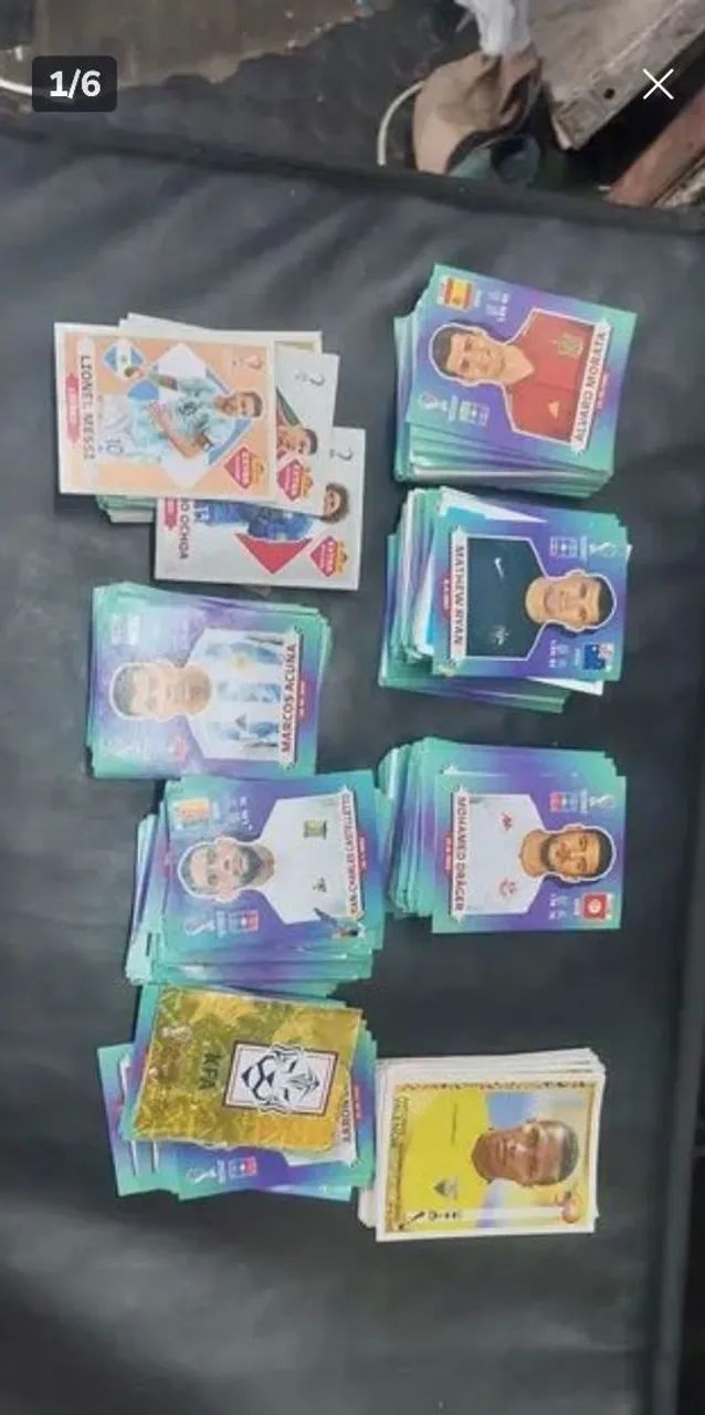 LOTE DE Figurinhas copa catar 2022 com legends inclusas  - Foto 5