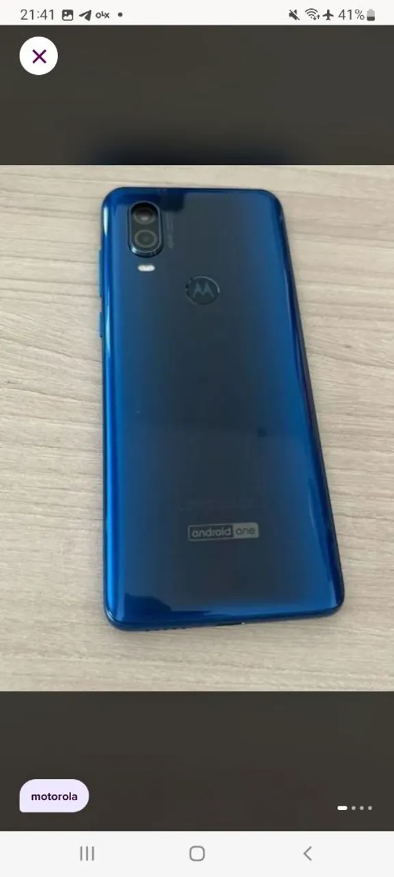 Motorola one vision azul