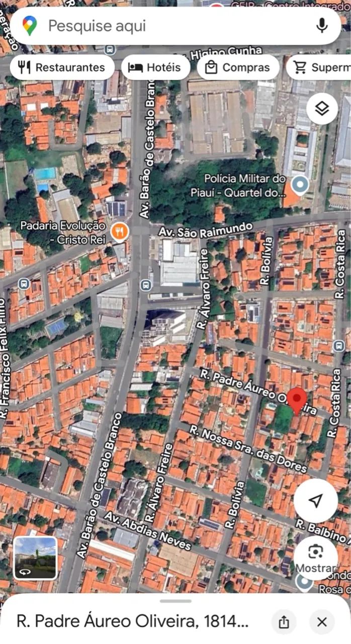 Terreno com casa no Cristo Rei