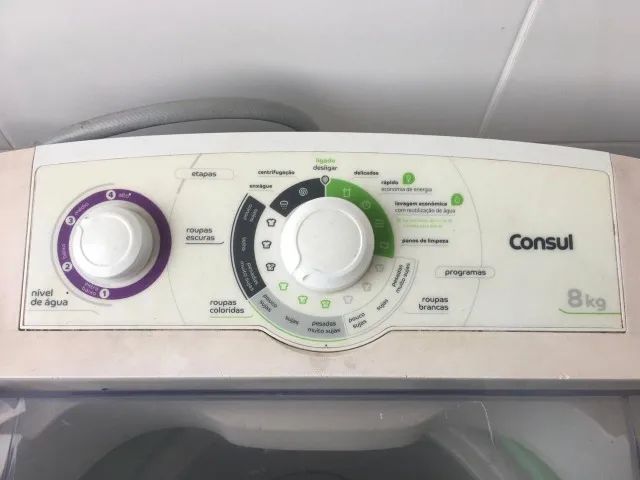Máquina de lavar, lava roupas CONSUL 8 kg (semi-nova) - Foto 3