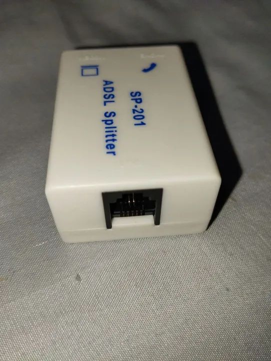 Filtro De Linha Sp 201 duplo Adsl Splitter com cabo - Foto 3