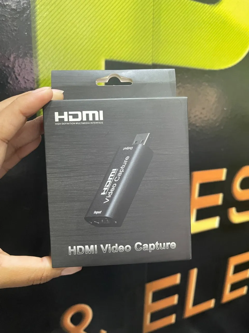 Captura de vídeo HDMI Full Hd 1080p 30hz de alta qualidade