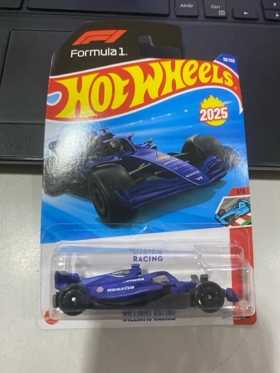 Carrinho Hot Wheels Formula 1 Williams Racing 2025